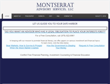 Tablet Screenshot of montserratadvisory.com